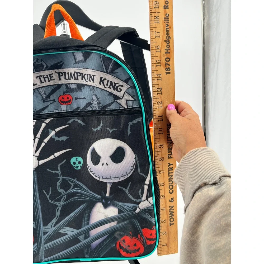 Bioworld Nightmare Before Christmas Jack Pumpkin King Backpack Black Movie Merch